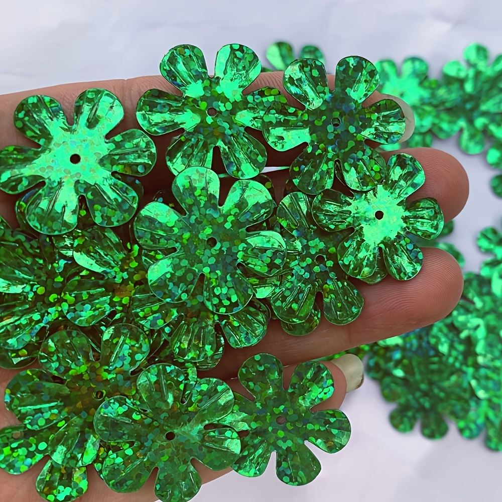 TEMU 185 pz 25g 22mm Paillettes e Perline a a Sei Petali per Costumi da , Matrimonio, Materiali per Decorazioni Fai da Te di Natale
