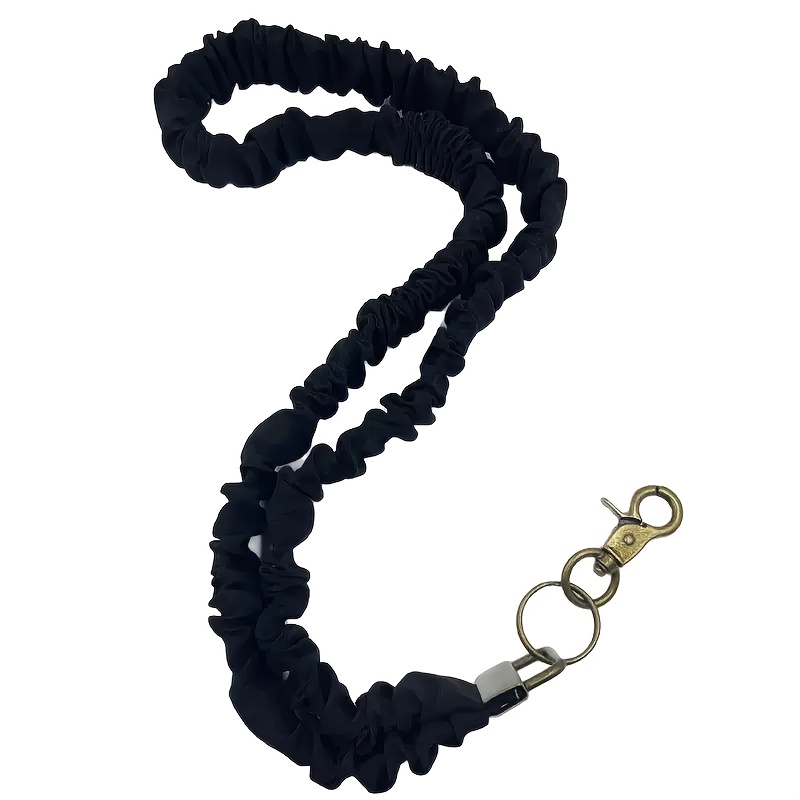 E-shop Stilvolles, farbenfrohes plissiertes dehnbares Lehrer-Lanyard mit Multifunktions-ID- Handyhalterung – Elegante & niedliche Halskette für Lehrer,