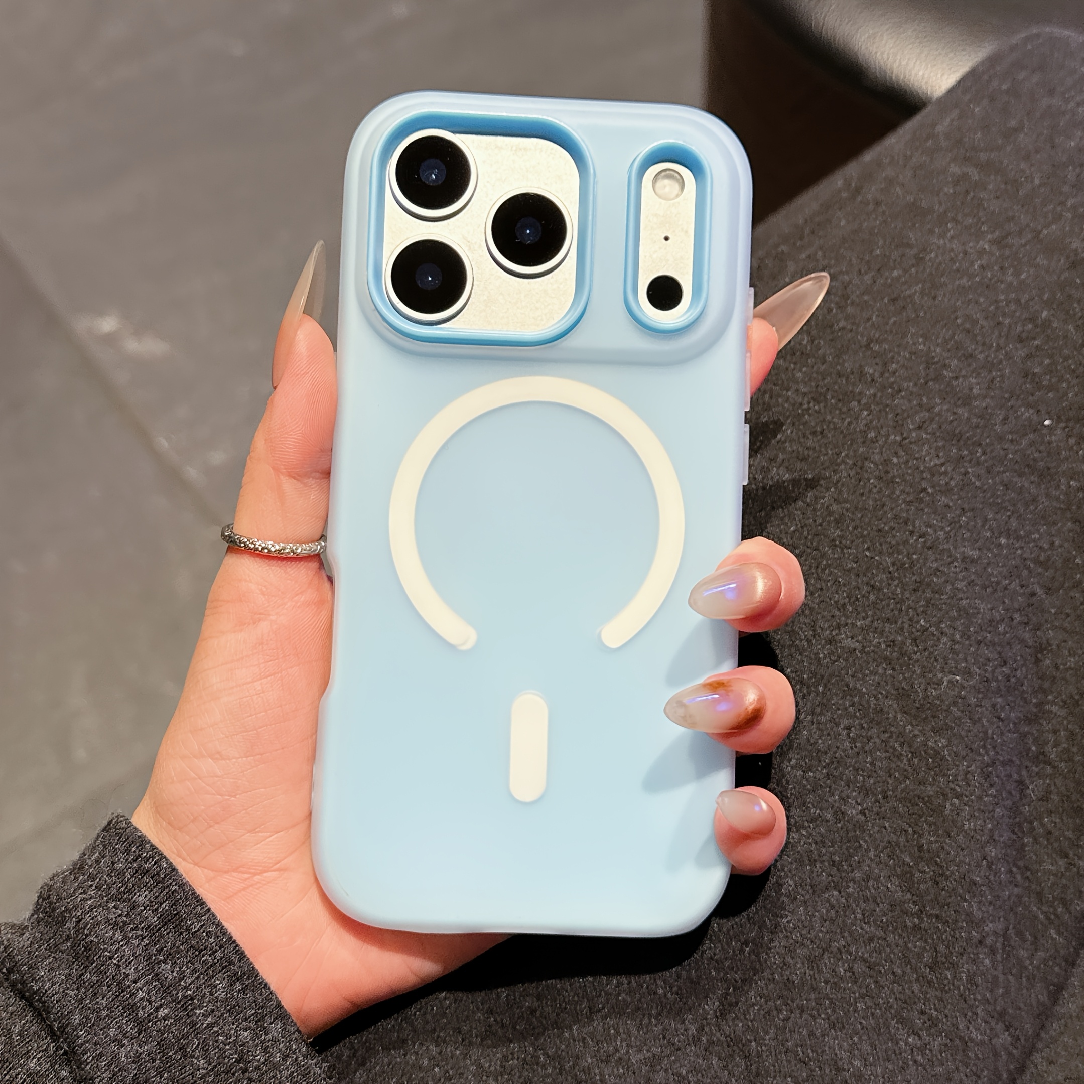 TEMU Phone Case - Fashion Candy Series Magnetic Phone Case For Iphone 17 Pro Max/17 Pro/17/16/15/14/13/12/11/pro Max/pro/plus - Ideal Gift For