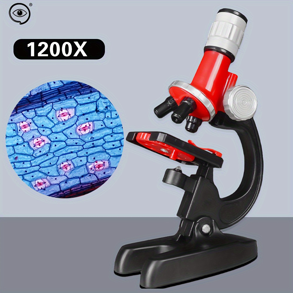 Microscope 1200x3 Objective Lenses Christmas Gift Biological - Temu