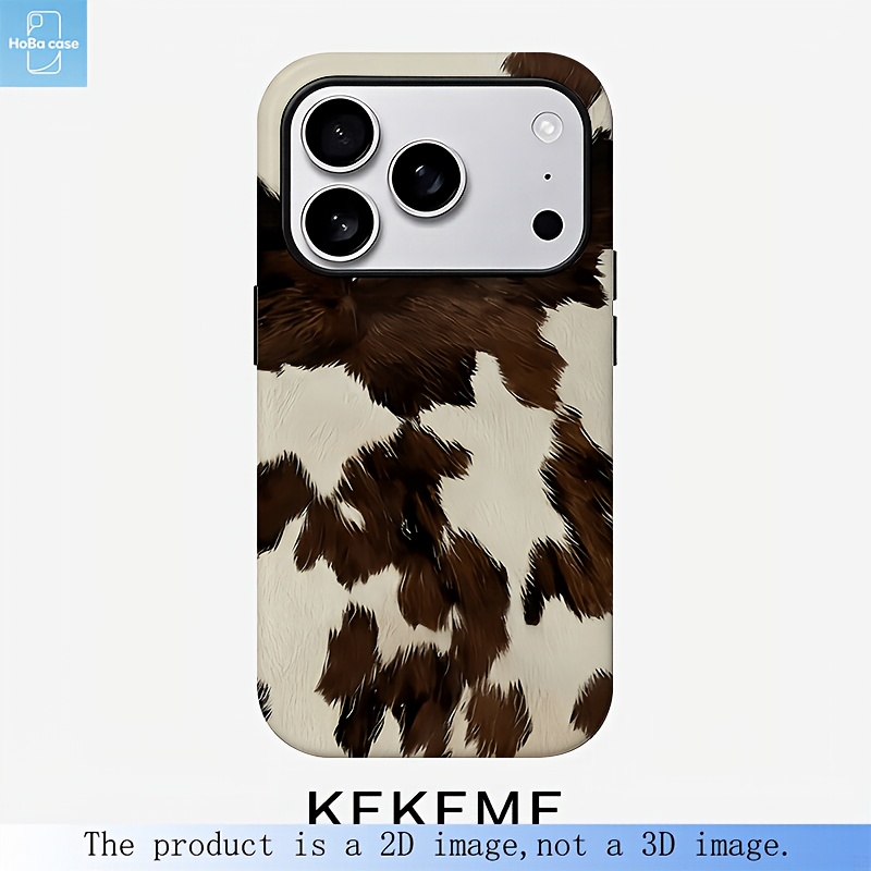 TEMU Phone Case - 2d Flat Printed Film Shell, Durable And Shock-absorbing, Stylish Protective Case, Suitable For Iphone 17/17