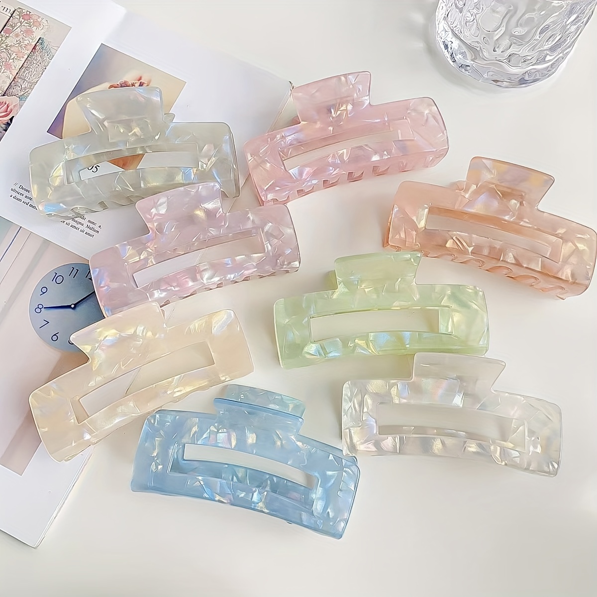 

Pvc Hair Claw Clip For Women - , , Ponytail ,