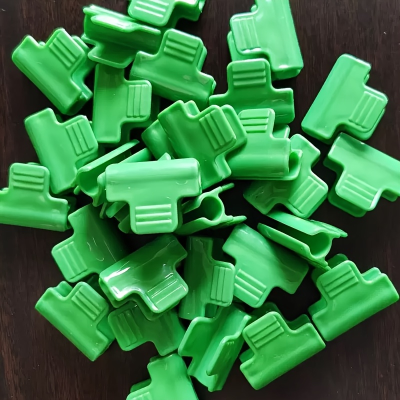 40 Plastic Plant Film Clips (8mm/11mm/16mm) - Durable Garden & Agricultural Use Clips For Securing Greenhouse Plastic, Windproof Ventilation & Irrigation, Gardening Tools & Lawn Care