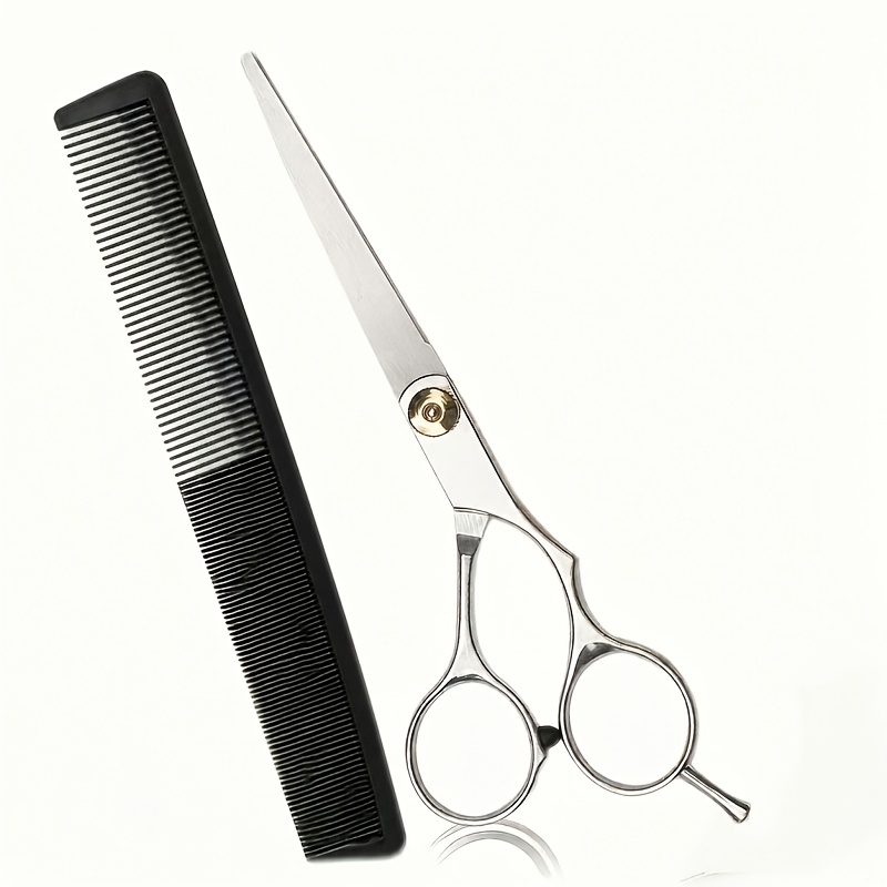 TEMU Barber Scissors, 6.5-inch Barber Cutting Scissors, Men's/women', Professional Cutting Scissors Set, Suitable For Salon And Home Use, Ergonomic