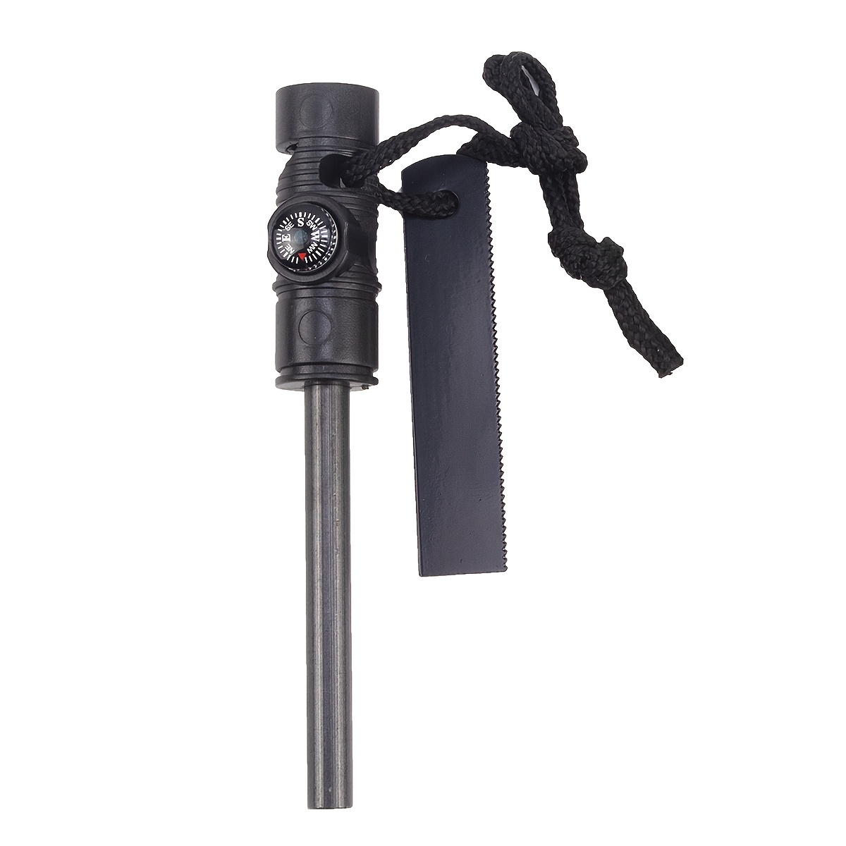 TEMU 1pc Survival Portable Multifunctional Fire Starter With Emergency Gadget Accessories Kit: The Perfect Outdoor Camping Tool For Emergency