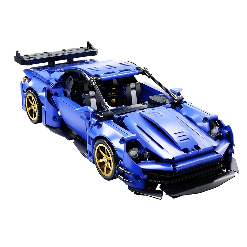 1000pcs Block Car , Abs Material Diy Easy Assembly Toy, Home Decor Collectible Model, Ideal Birthday Christmas Halloween Thanksgiving New Year Party Gift