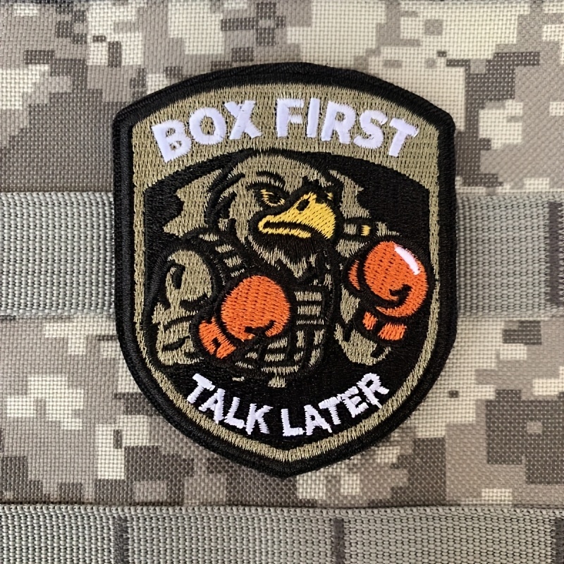 Image of A Fun Boxing Tactical Badge With A, Party Accessory For Decorations On T-shirts, Pillowcases, And Hooded Bags