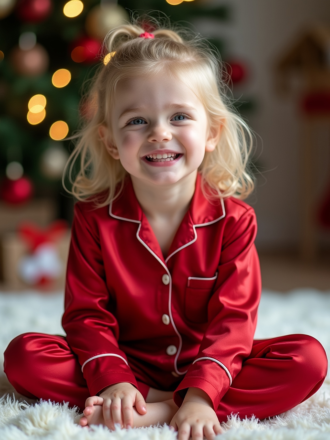 Mädchen Pyjama Set 2-teilig Baumwolle - Langarm Schlafanzug Mit Elastischer Taille