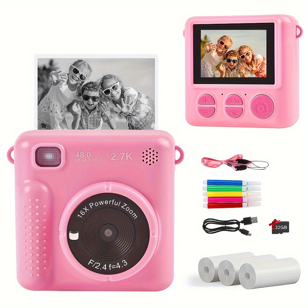 

Kids Instant , 1080p 2.4 Instant Kids & 32gb , Kids For Kids3-12 Years