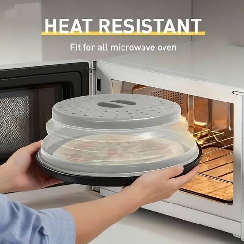 1pc microwave splash guard with expandable heating cover foldable drain basket fridge preservation lid dishwasher safe microwave safe design for kitchen and dining room organization microwave cover kitchen essentials