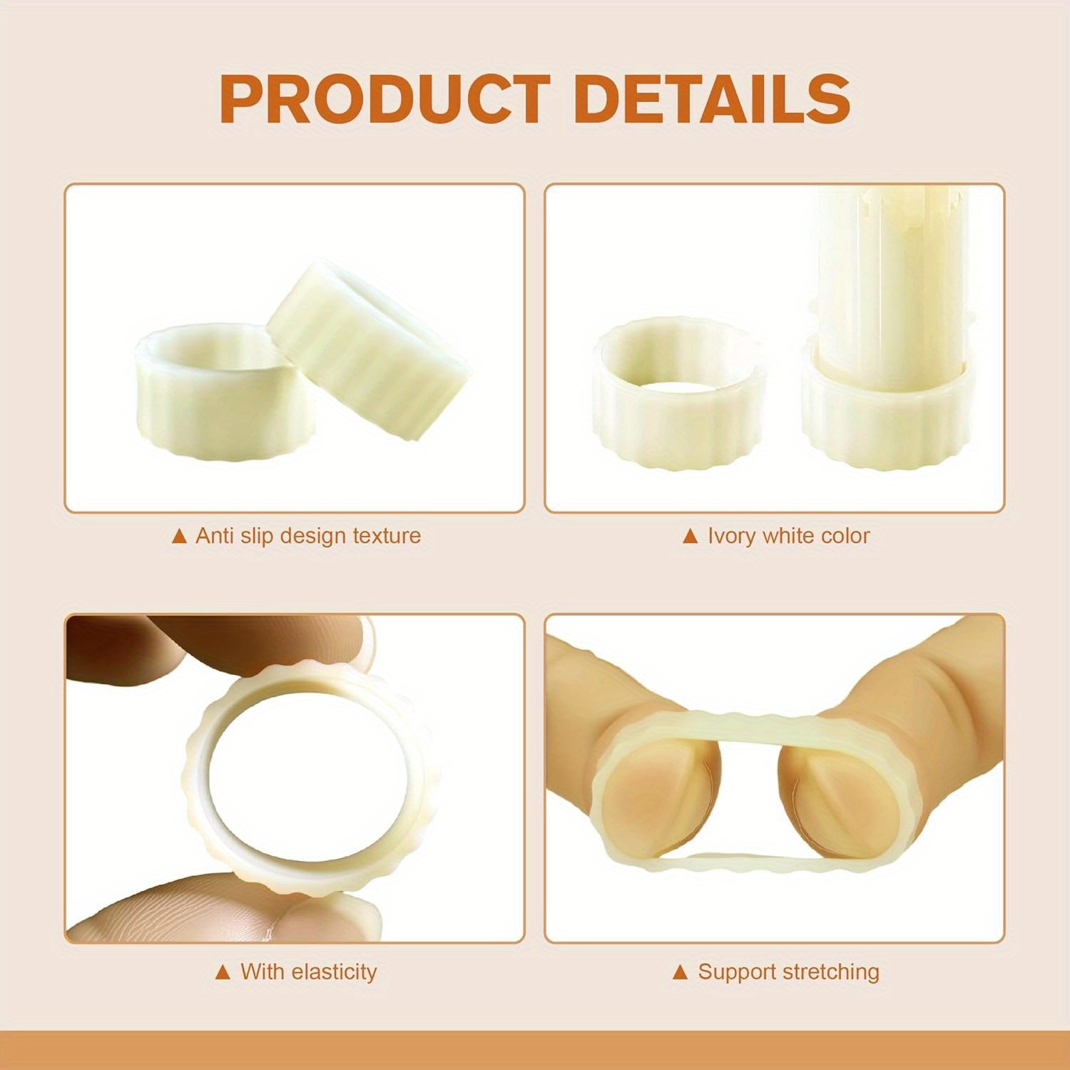 Candle Base Ring Silicone Holder for Stabilizing Candles