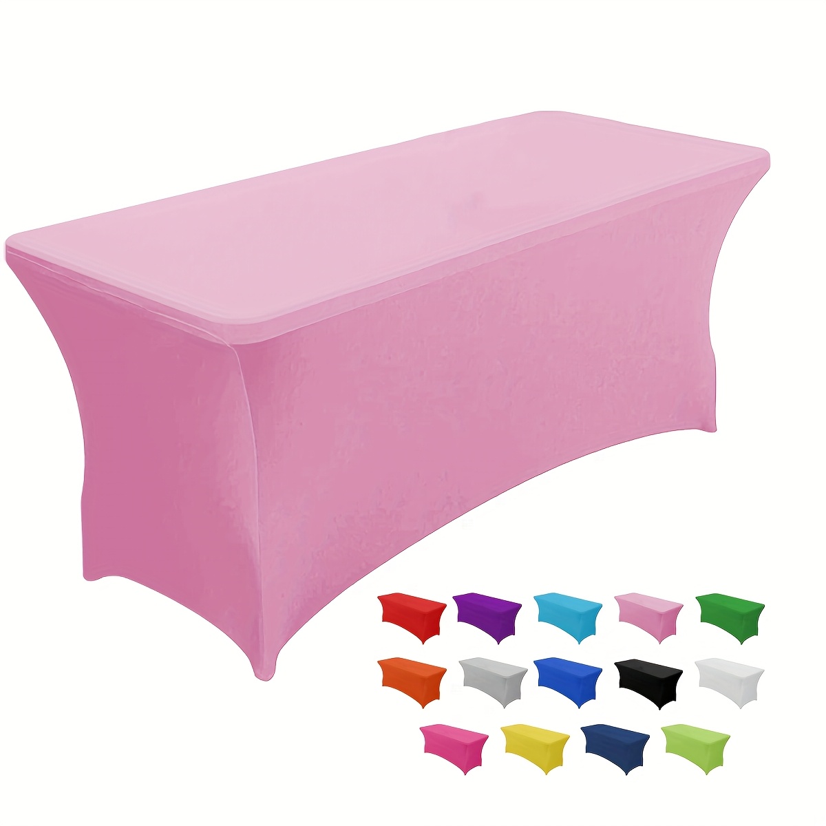 TEMU Single Rectangular Elastic Table Cover