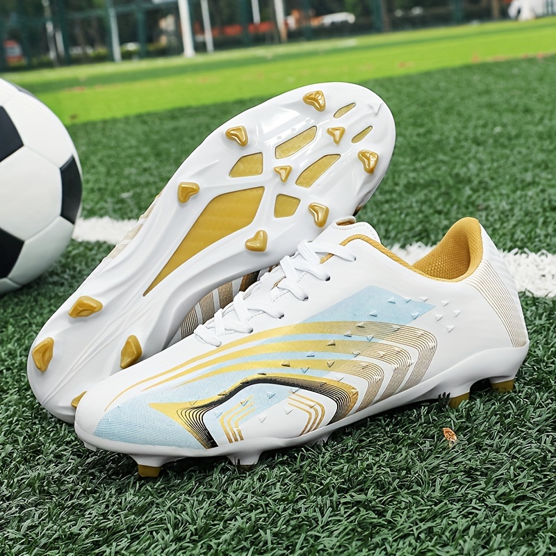 Botas de Fútbol Profesionales para Hombre - Zapatillas Ligeras Unisex con Parte Superior de PU y Suela de TPU para Mayor Agarre, Ideales para Entrenamientos y Partidos en Césped Artificial - Zapatos de Fútbol Profesionales │ Zapatillas de Equipo │ Botas de Fútbol Profesionales para Exteriores