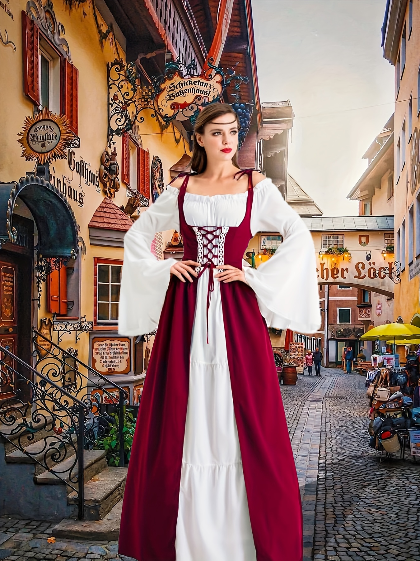 adult queen renaissance fair dress temu renaissance dress women sold on Temu United States