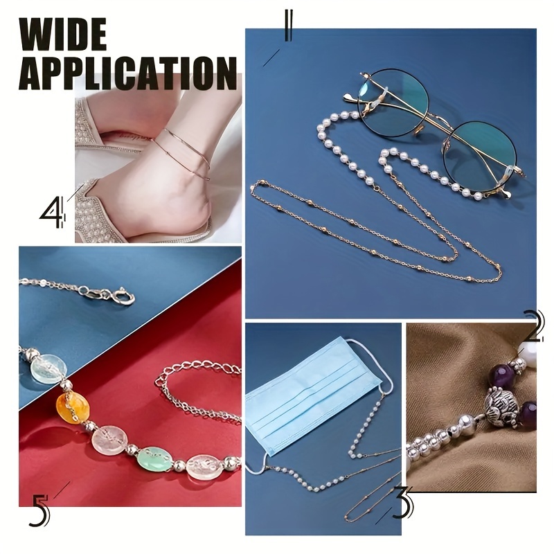 Hollow Round Beads for Jewellery Craft Making, 2000pcs
