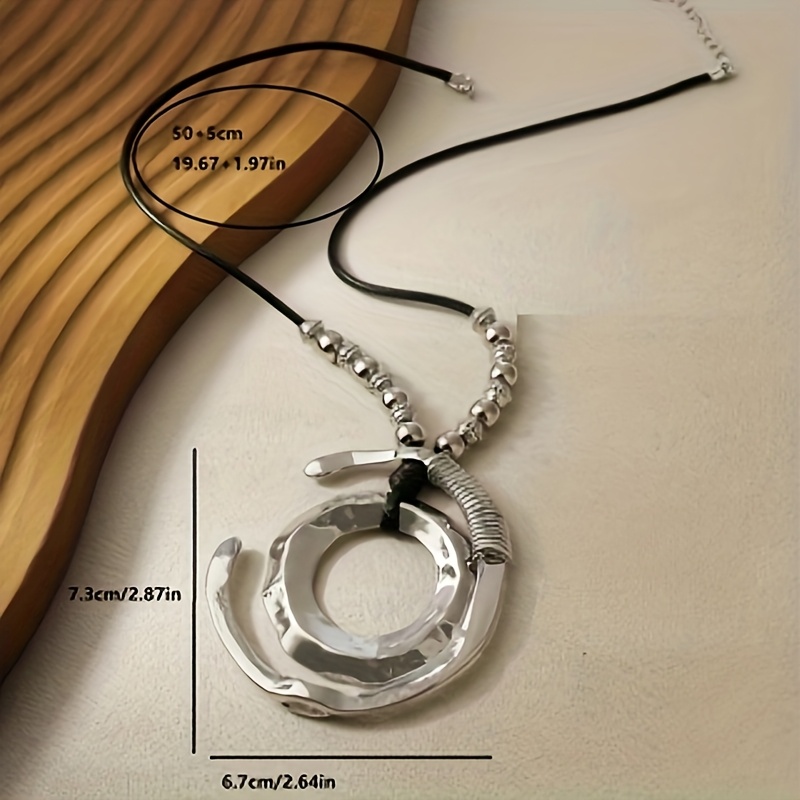 Women's Bohemian Punk Style Geometric Wave Necklace