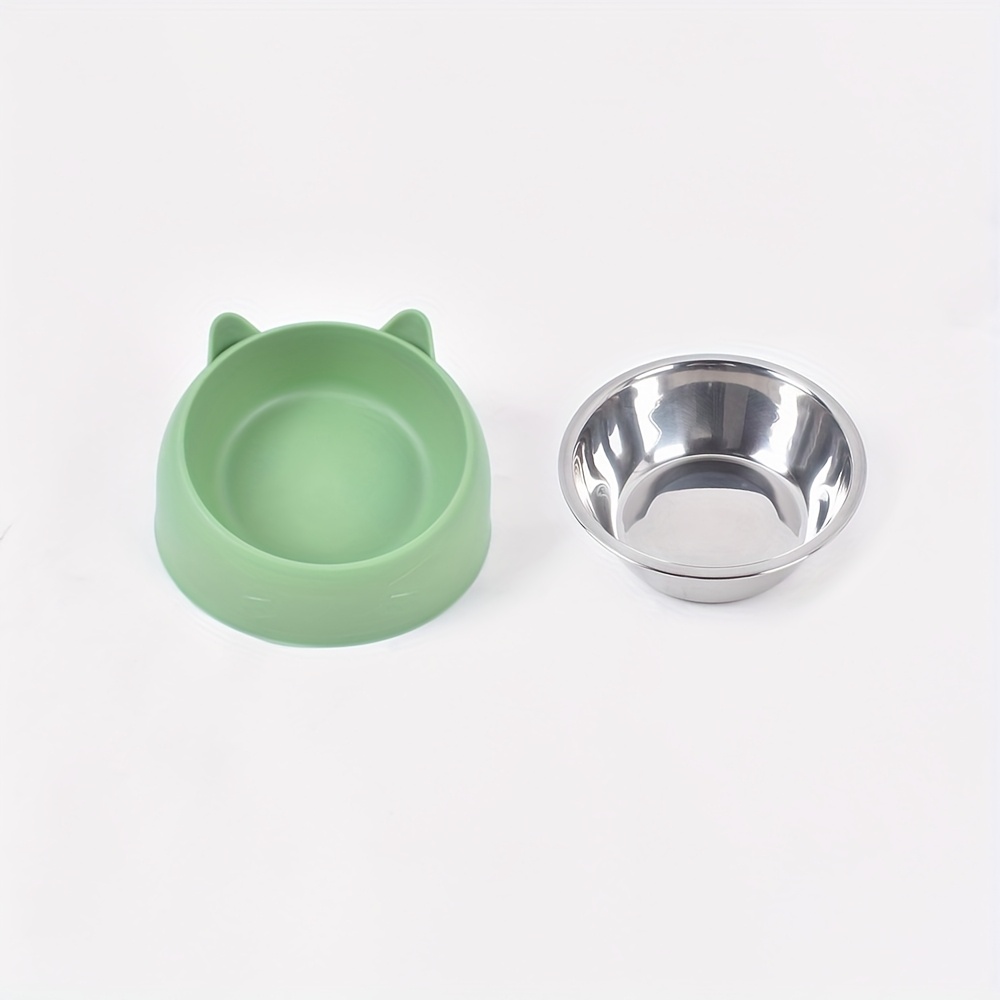 1pc stainless steel cat bowls 15 tilted spill proof design Temu