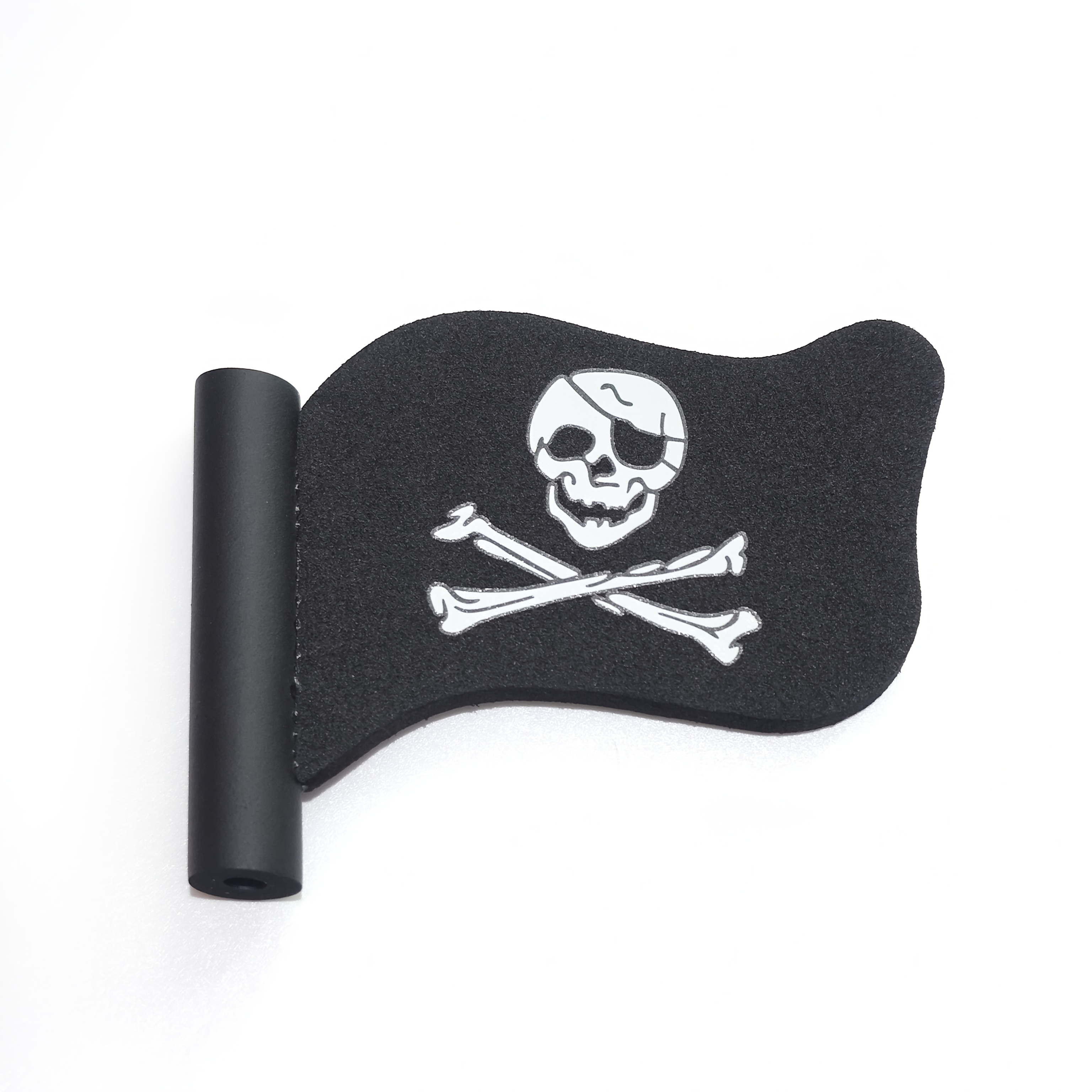 Pirate Antenna Cover - Eva Material, Black & Design | Weather-resistant, Enhances Visibility & Style | Durable Car Accessory With Aesthetic
