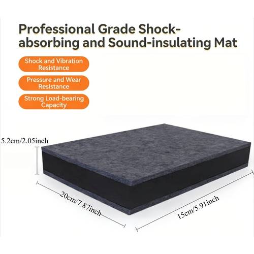 4pcs soundproof floor pads insulation and noise reduction cushioning and vibration reduction suitable for ktv subwoofers etc reduces noise transmission and vibration protecting floors