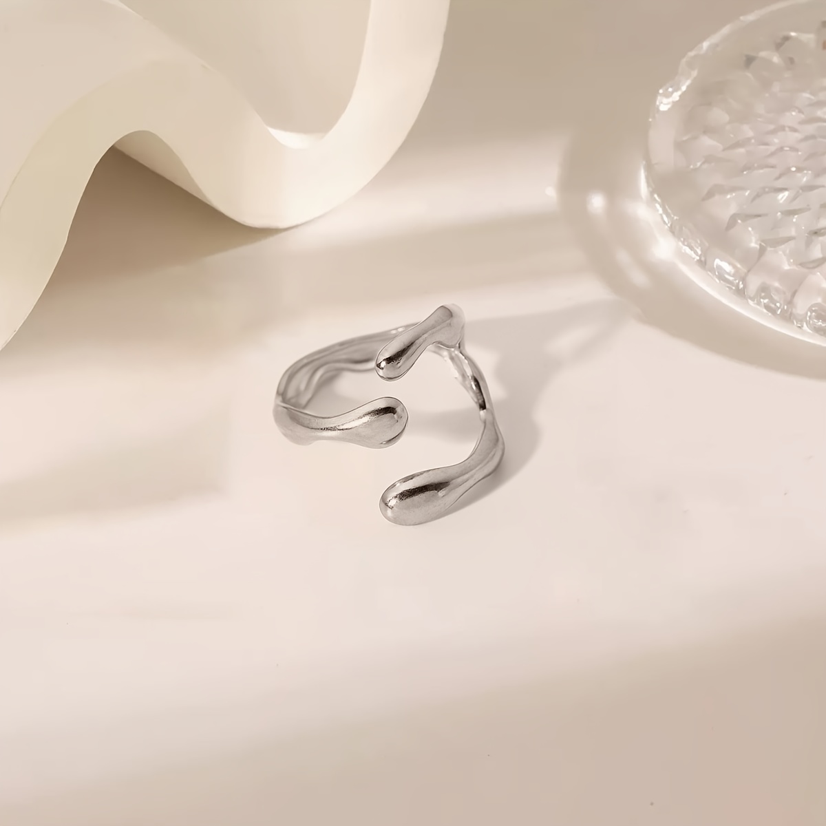 Minimalist Stainless Steel Ring for Women