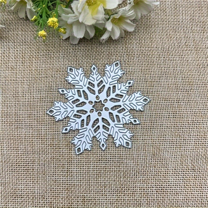 Snowflake Lace Background Metal Cutting Mold Template Diy Decoration Embossing Handmade Template