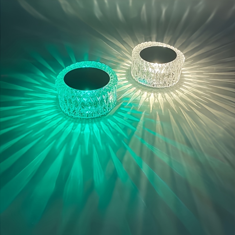 TEMU 16 Charging Lamp 3 Level Brightness, Portable Led, Night Light, Bedside Lamp, Restaurant Lamp Universal, With Polished, Remote Control, Battery Powered