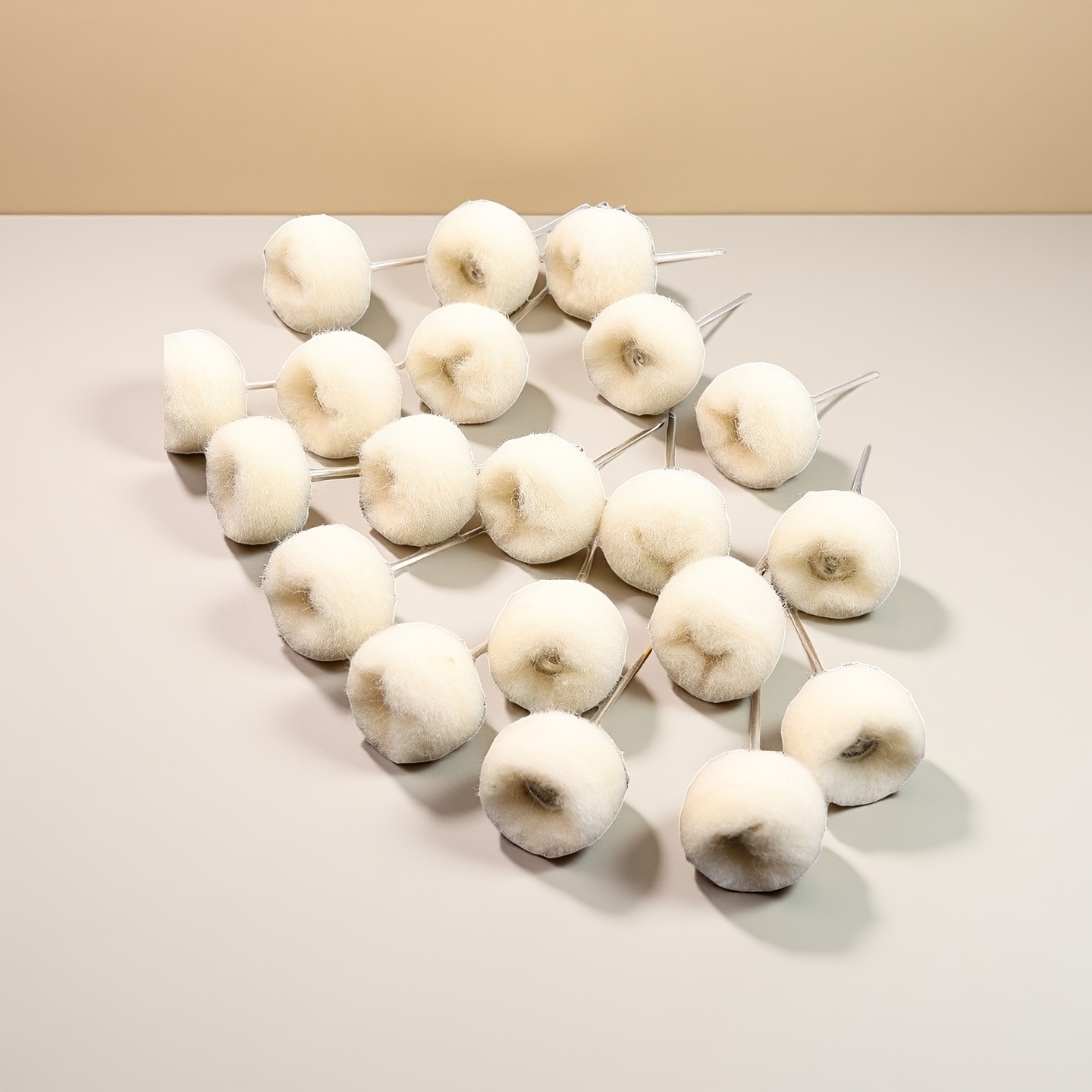 2. Shank Wool Polishing Diy Mini Brush Set 10pcs Wool Felt Grinding Heads For Rotary Tools Perfect For Diy Buffing & Grinding