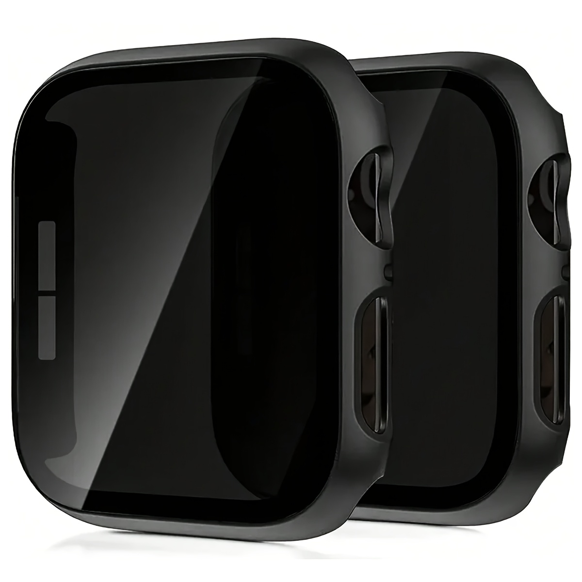 TEMU Lot de 2 étuis avec d'écran de confidentialité pour Apple Watch Series 12 SE/11/10/9/8/7/6/5/4, coque de -chute en verre -espion tendance en PC