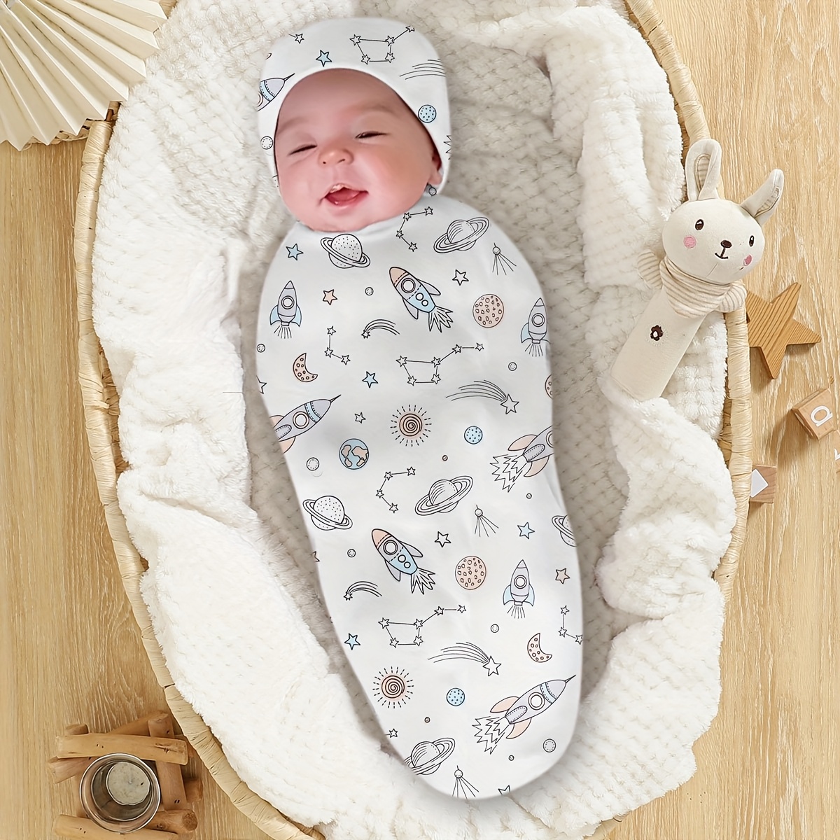 ラブラリーバイフェイラー ハッピーポップニコプティバスおくるみ新品