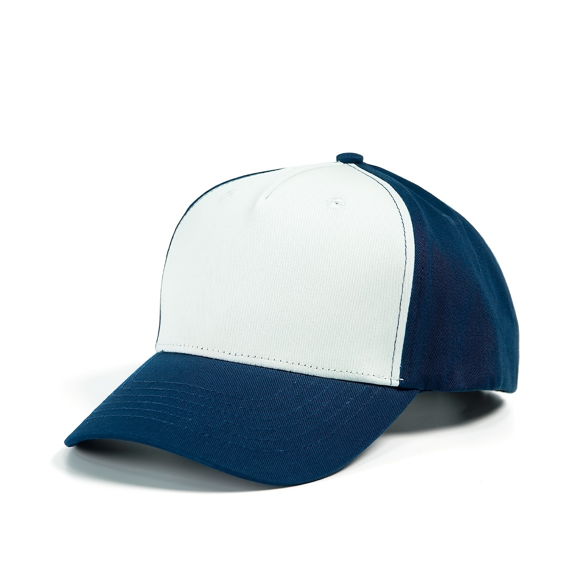 unisex two tone adjustable baseball cap breathable outdoor sun protection hat for fishing hiking travel and casual attire