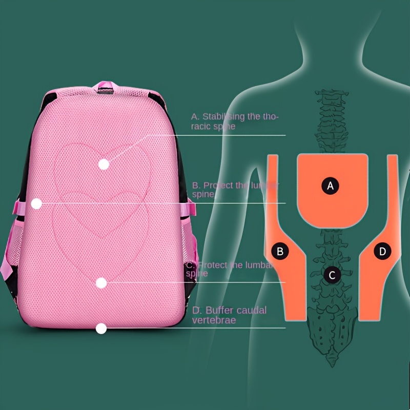 large capacity multi compartment backpack two way zipper Temu