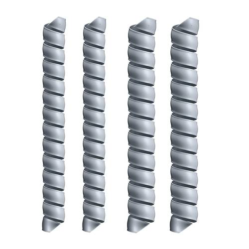a spiral tree trunk protective sleeve designed for made of plastic to shield them from damage caused by deer rabbits rodents cats lawn mowers and string trimmers