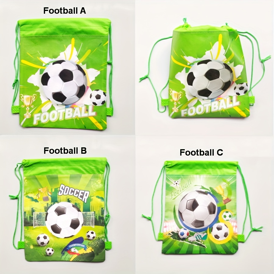 

Soccer Fan Party Bag: 12 Pcs, Cartoon Design, Swimwear Organizer, Outdoor Gathering Storage, Suitable For Wedding, Birthday, Anniversary, Graduation, New Year, Valentine's Day, And General Occasions