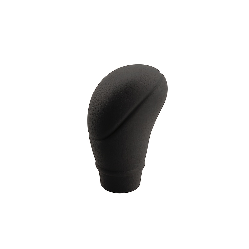 TEMU Copertura morbida ovale in silicone per pomello con texture in pelle, antiscivolo, copertura per pomello , parti decorative per interni auto