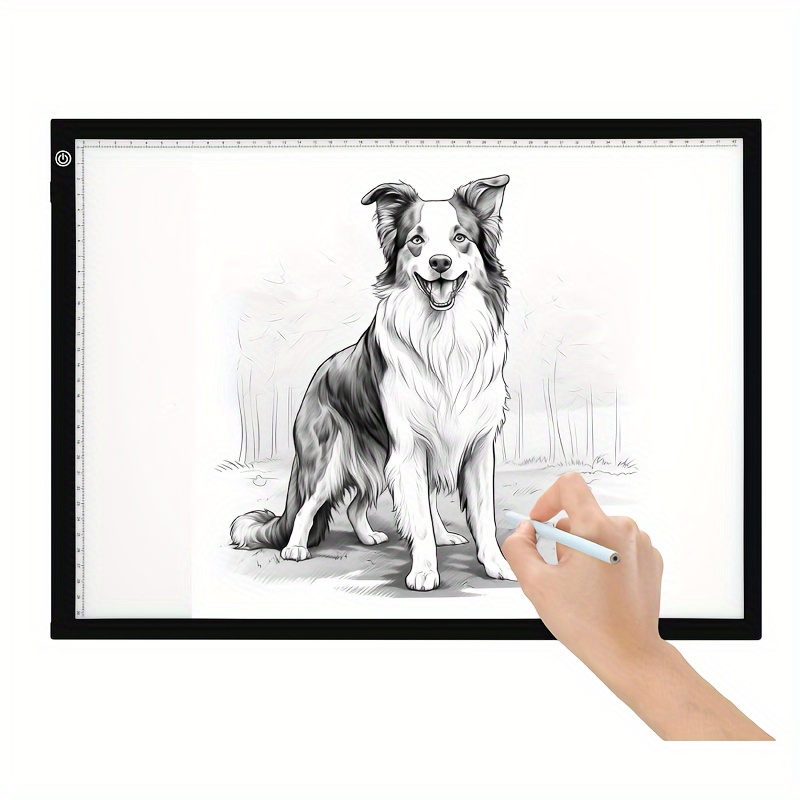 

A3 Adjustable Led Tracing Pad - Eye Care Led Drawing Board Light Pad - 3-level Dimmable Tracing Box - Ultra-thin & Eye- Design For Seamless Drawing &