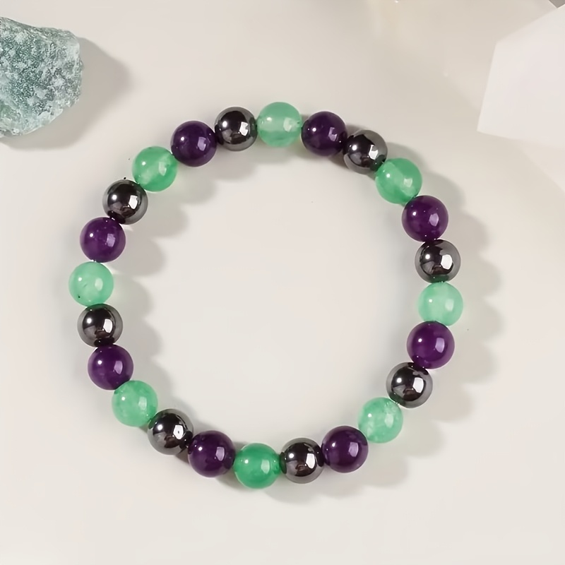 Multi-Color Crystal Bracelet, Nature-Inspired Design