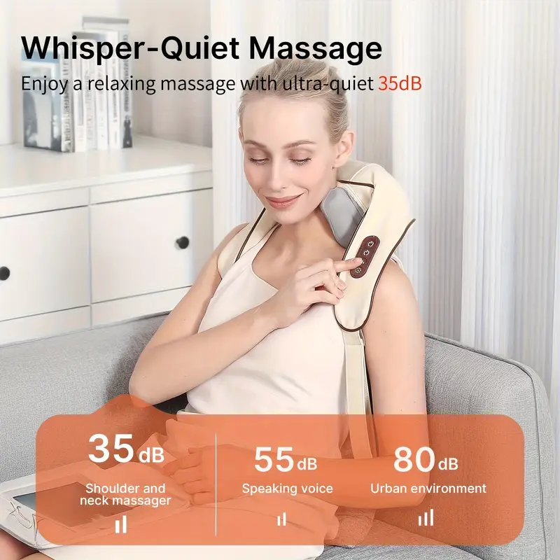 A Neck Massager A Hand Massage Wireless Designed Neck