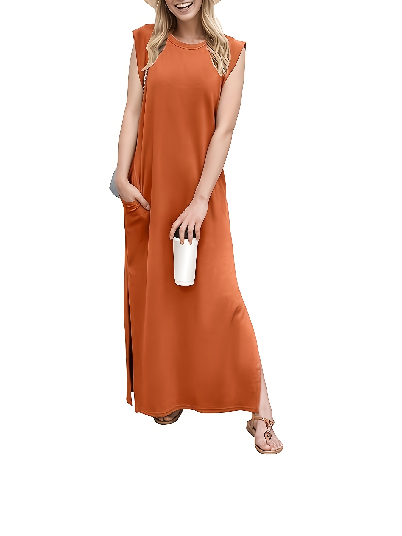 womens casual solid color casual short sleeved dress temu - Temu