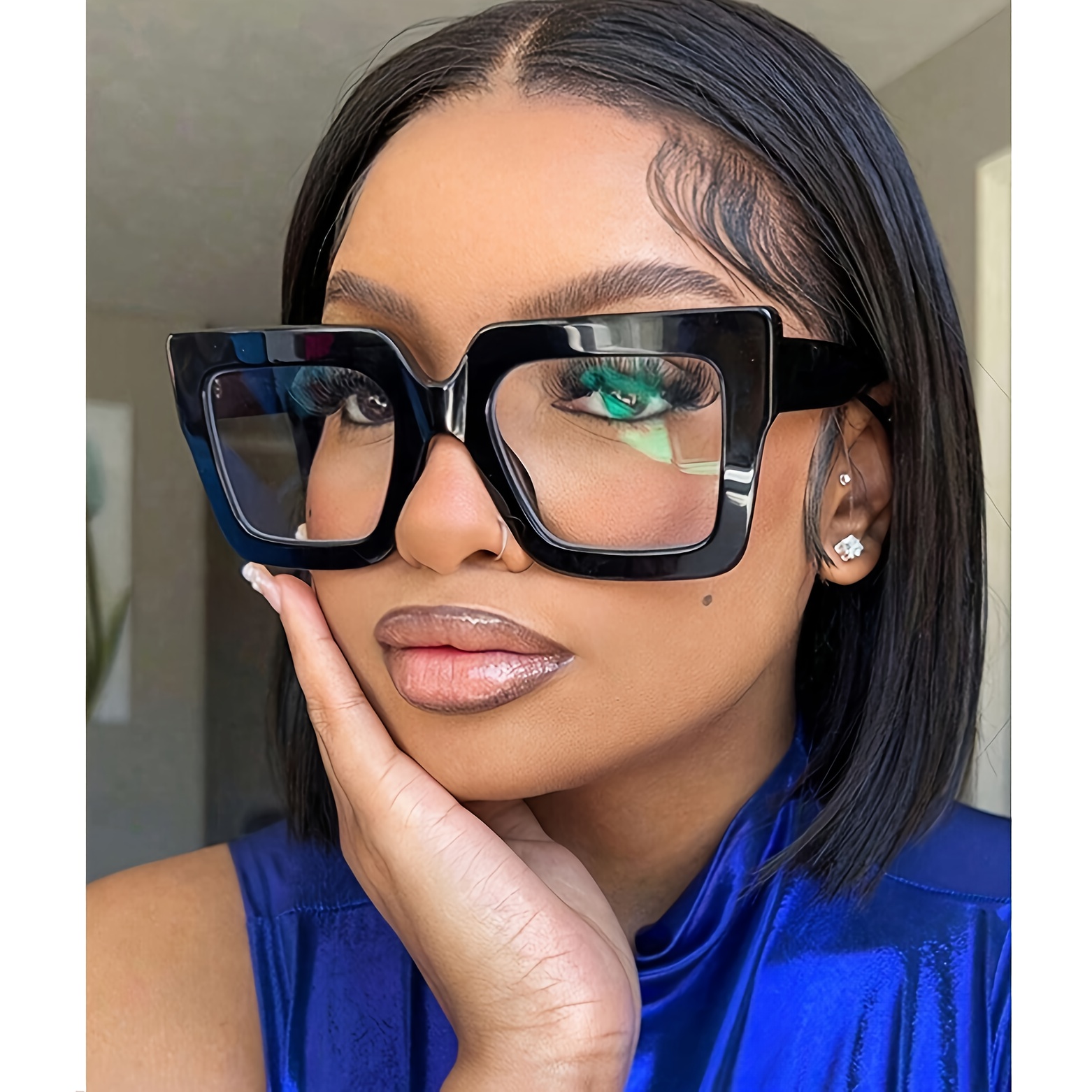 eyeglasses for women sold on Temu United States display picture 3