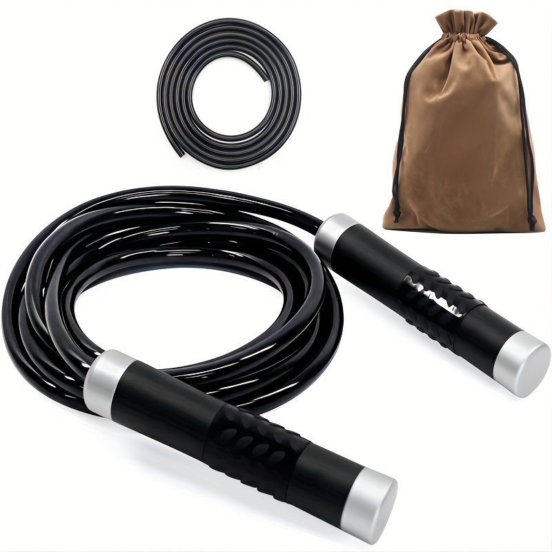 Weighted Jump Rope Heavy Jump Rope Adjustable Extra Thick - Temu