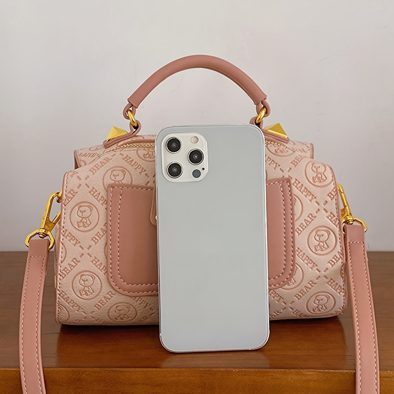 sac à main pour femme,  , décontracté, élégant,  ,    ,   porté en sac à bandoulière, sac en bandoulière   ou sac sous  , à   de couleur, texture haut de gamme, sac oreiller   Détails du produit 4