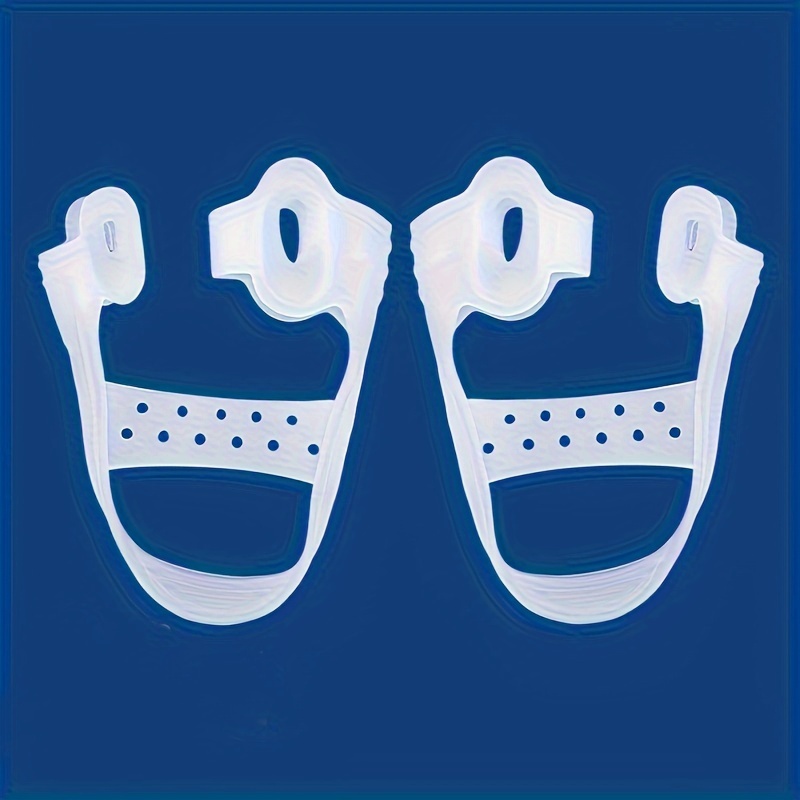 Silicone Toe Separator With Double Hole Design For Big Toe, Breathable Perforated Forefoot Cushions, And Easy Closure For Thumb Splits