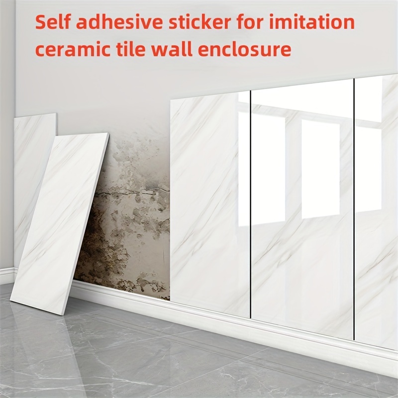 Vieshful 25 Pezzi Piastrelle Adesive 10x20cm, Pannelli PVC Effetto Marmo Impermeabili, Ideali come Pannello Cucina Paraschizzi o Rivestimento Bagno