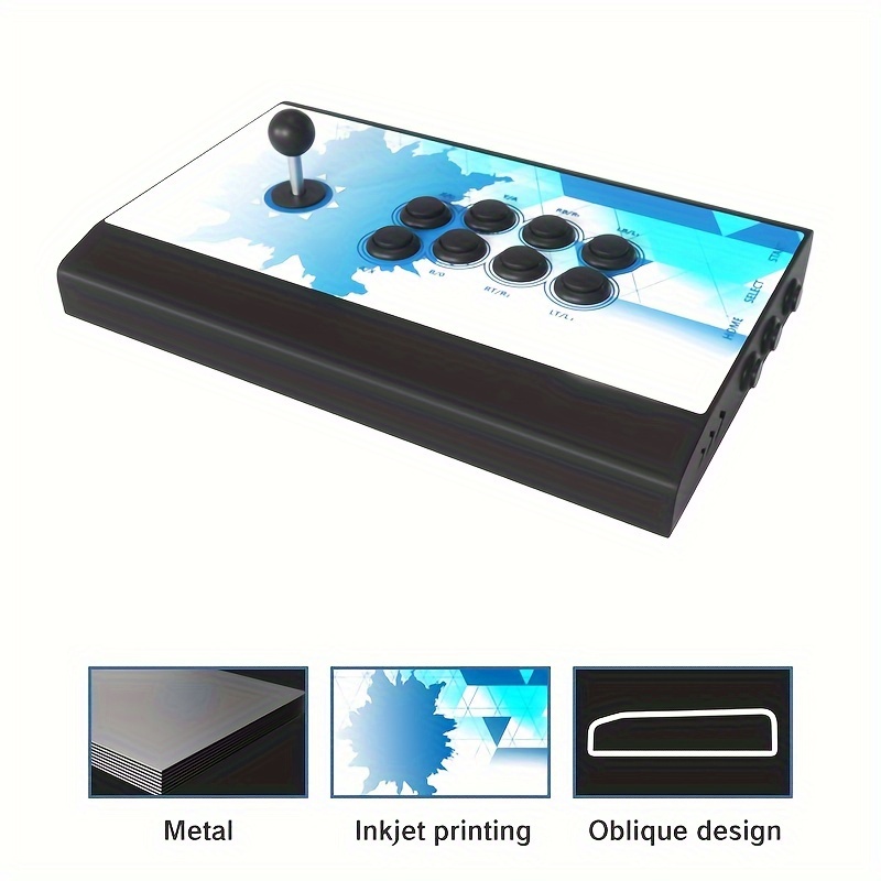 Arcade Stick Joystick for Home, Arcade Fight Stick, Arcade Game Fighting  Joystick for Street Fighter, Fight Stick Controller Hitbox, Arcade  Joystick, Game Controller for PS3, Switch, Steam, Android: Desktop:  Electronics 
