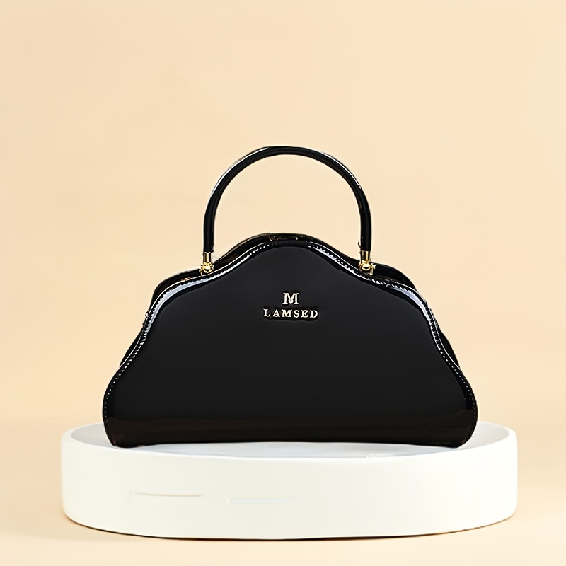 Fashionable Women's Shoulder Bag, Painted Cowhide Crossbody Bag with Adjustable Strap