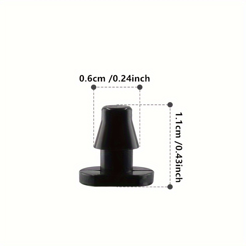 Image of 50pcs Drip Irrigation Parts 1/4 Inch Barbed End Plugs Plugs Drip Irrigation Fittings Connectors For 1/4 Inch Irrigation Tubing Garden Watering System