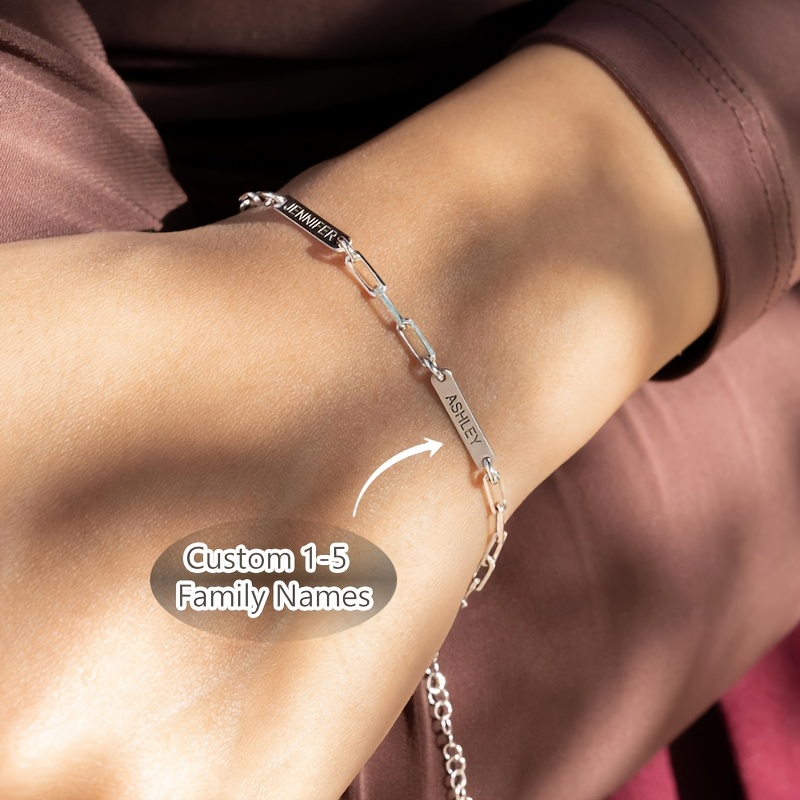 Personalized Name Bracelet, Customizable Fashion Accessory
