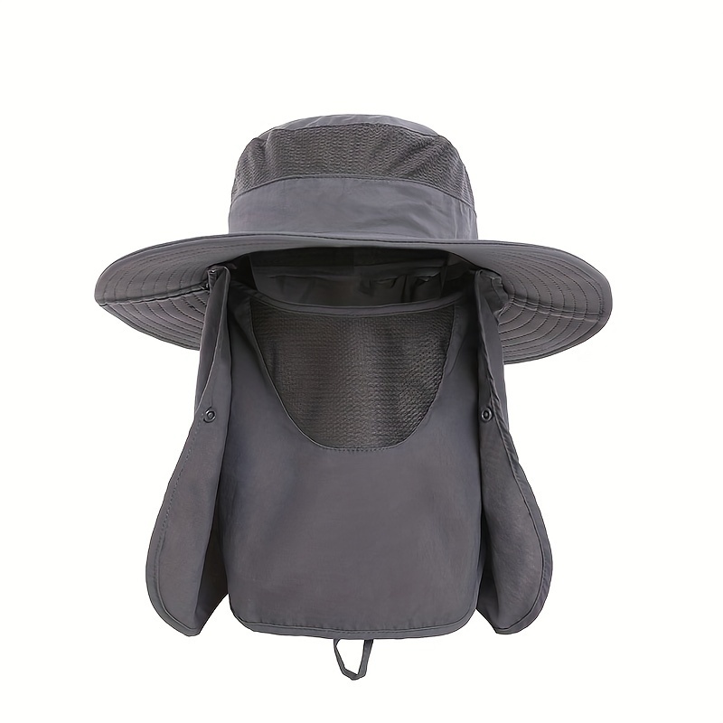 1pc Quick-drying Hat, Multi-functional Sun Hat, Fishing Hat for Men and Women, Quick-drying Breathable Sun Hat with Face Mask, Ideal for Outdoor