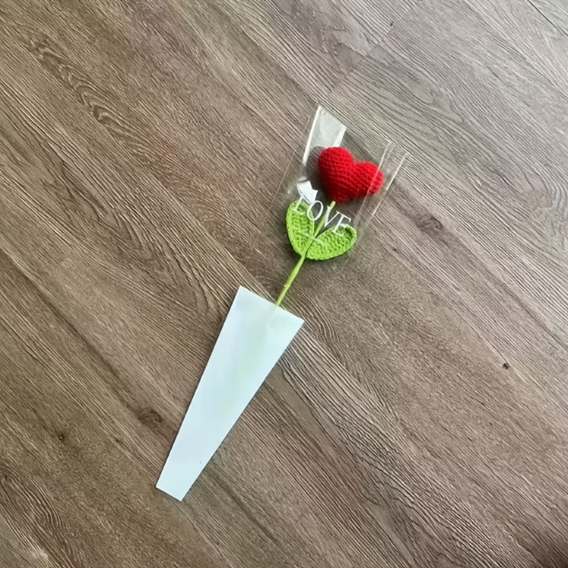 TEMU 1 Handcrafted Heart-shaped Artificial Flower | , Ideal For Valentine's Day, Mother's Day, Graduation, Thanksgiving, And Special Occasions - Home