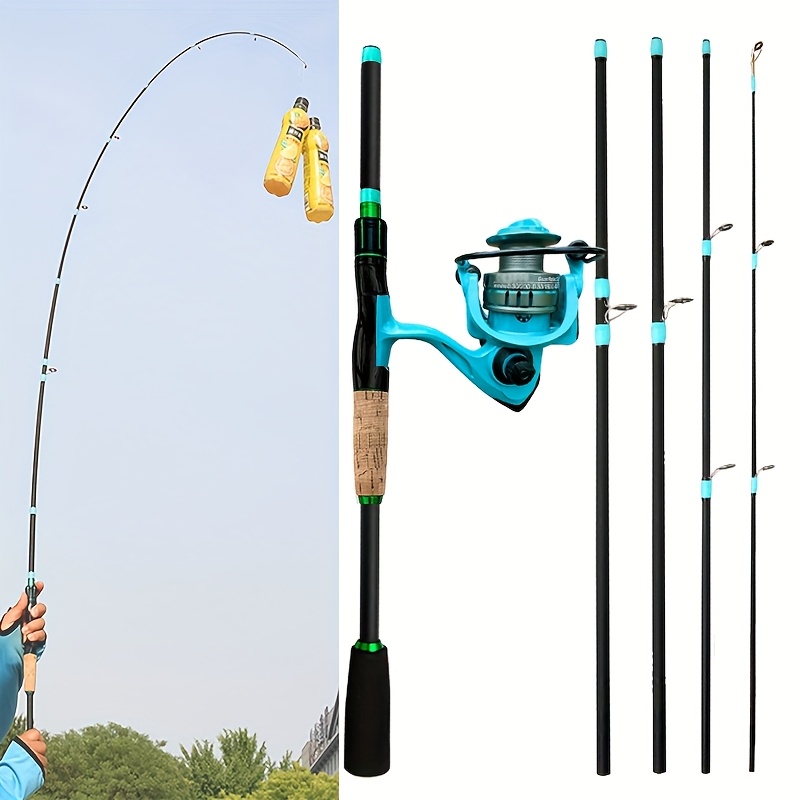 and a spinning rod be a baitcasting rod SEASIR Stream Fishing Rod, Ultralight Travel Bait Casting Rod, 2 Piece, Fuji O Ring Guide, Solid Wood Handle, 40T Carbon Fiber, Compact Fishing Pole for Saltwater Freshwater Reaction Tackle Spinning Rod Casting Good Baitcasting Rods Vs